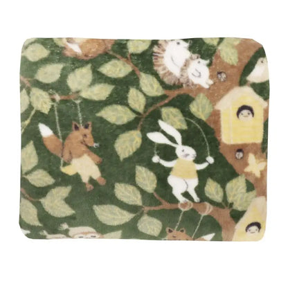 Skogsliv pläd grön - Pläd