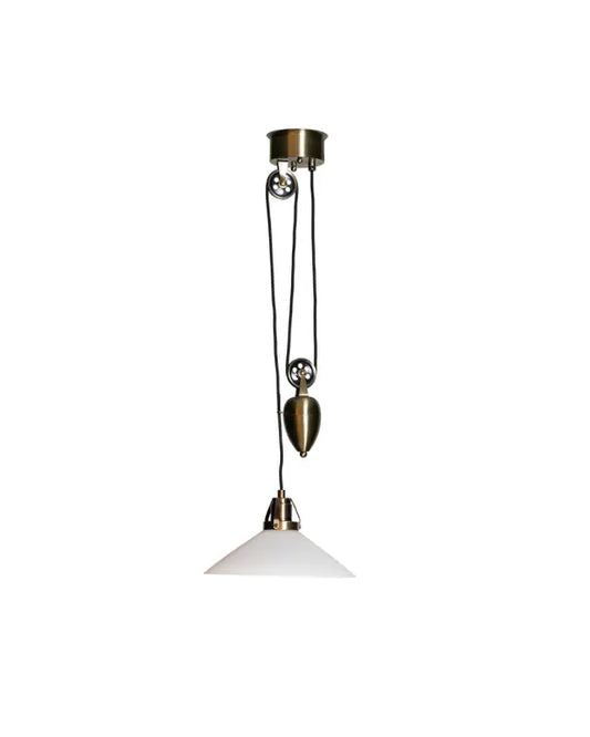 Skomakare Taklampa vit/antik pendel - Lampa