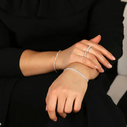 SNÖ Ace double brace s/clear - Armband