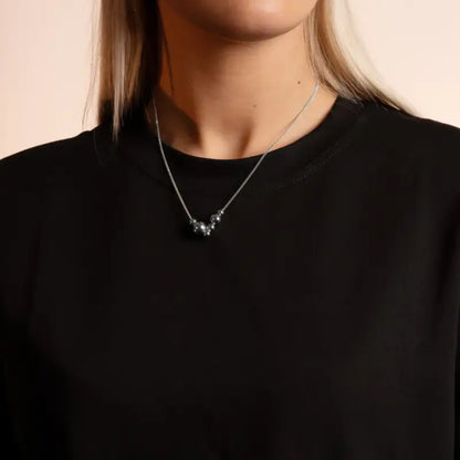 Snö Bennet neck 45 plain s - Silver