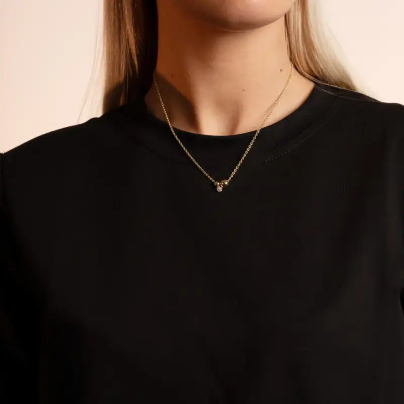 Snö Bennet tripple neck 42 g/clear - Smycken