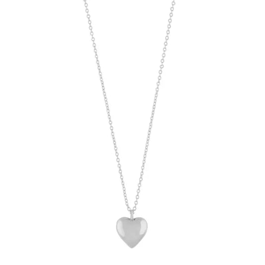 Snö Brooklyn heart pendant neck 45 cm plain s - Halsband