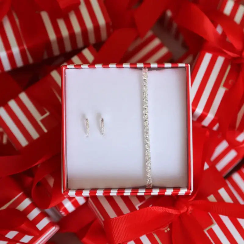 Snö Carol Set 9 s/clear - Smycken