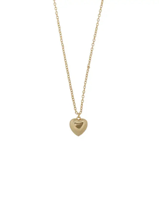 Snö Cute big heart neck 50 plain g - Hjärta