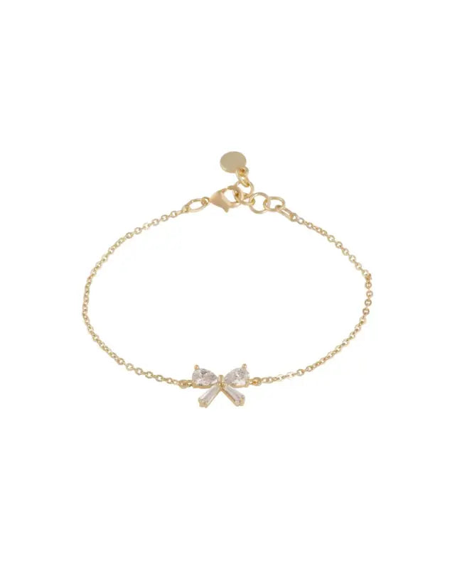 Snö Eira bow chain brace g/clear - Armband