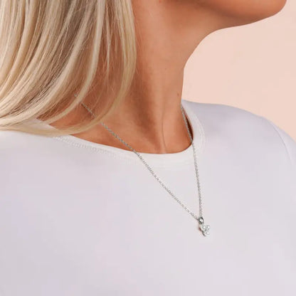 Snö Eira tripple pearl pendant neck 45cm s/white - Halsband