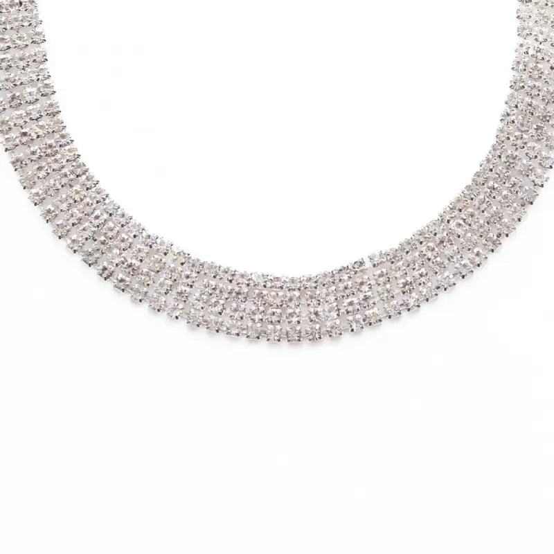 Snö Holly strass neck s/clear onesize - Smycken