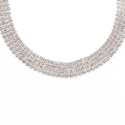 Snö Holly strass neck s/clear onesize - Smycken