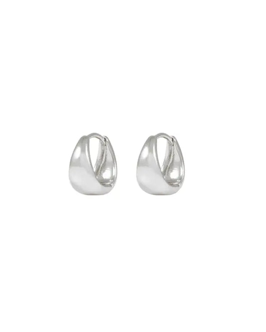 Snö Honey drop ring ear silver - Smycken