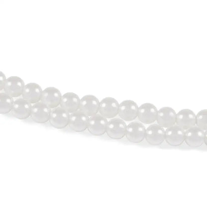 SNÖ ICON 100 cm neck silver/white - Halsband
