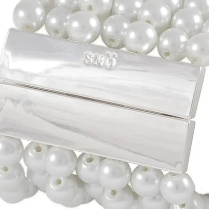 SNÖ ICON 7 string brace silver/white - Armband