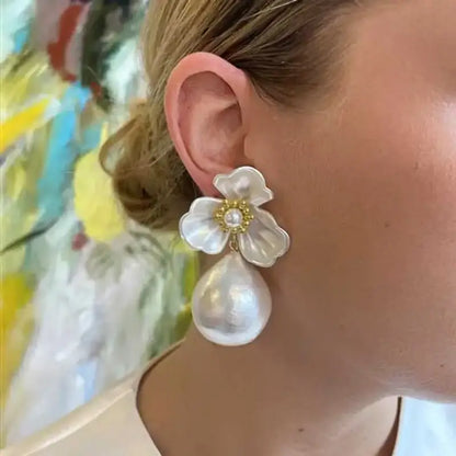 Snö ICON flower ear 362-one - Örhänge