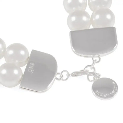Snö ICON two row big pearl neck - Halsband