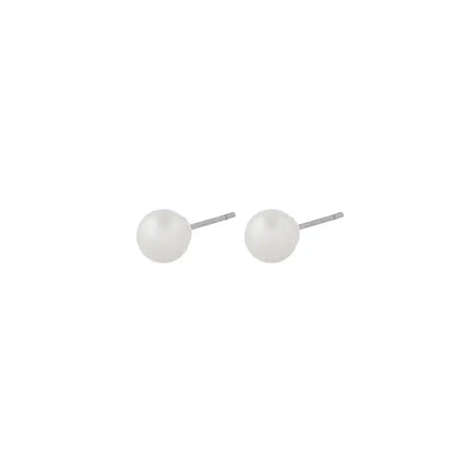 Snö Laney pearl ear 6mm s/white - Örhängen
