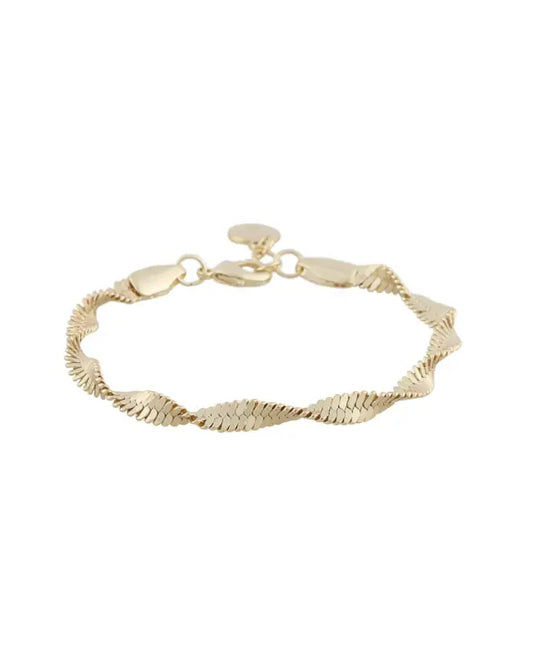 Snö Lisbon brace plain gold Onesize Armband