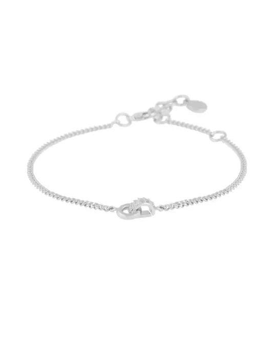 Snö Liz dubble ring crystal brace s/clear - Armband