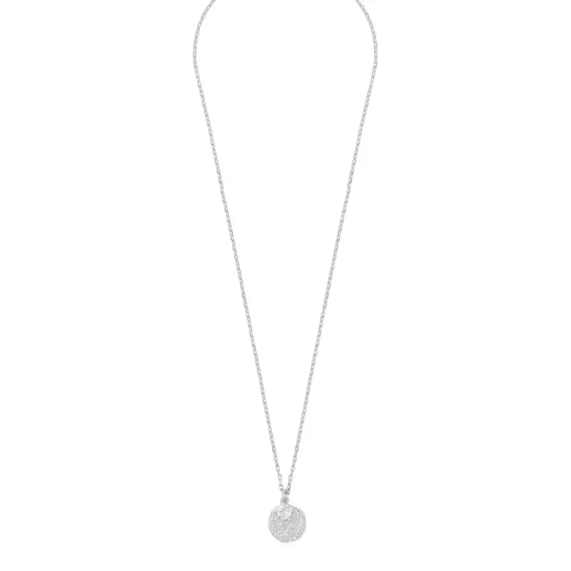 Snö London pendant neck 45cm silver/clear - Halsband