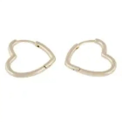 Snö Lovely oval ear plain g - Örhängen