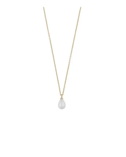 Snö Lucy drop pedant neck 45 cm gold - Halsband