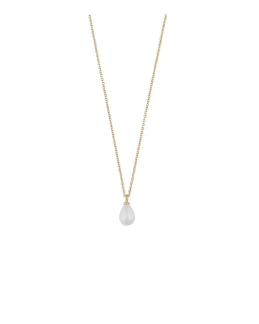 Snö Lucy drop pedant neck 45 cm gold - Halsband