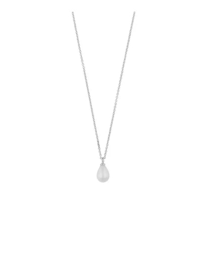 Snö Lucy drop pedant neck 45 cm silver - Halsband