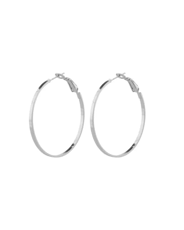 Snö Moe ring ear 40 mm plain silver - Smycken