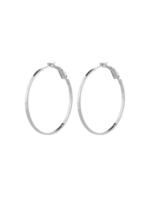 Snö Moe ring ear 40 mm plain silver - Smycken