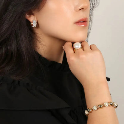 SNÖ Mysk elastic brace g/clear-M/L - Armband