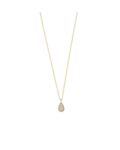 Snö Naomi drop pedant neck 45 cm gold - Halsband