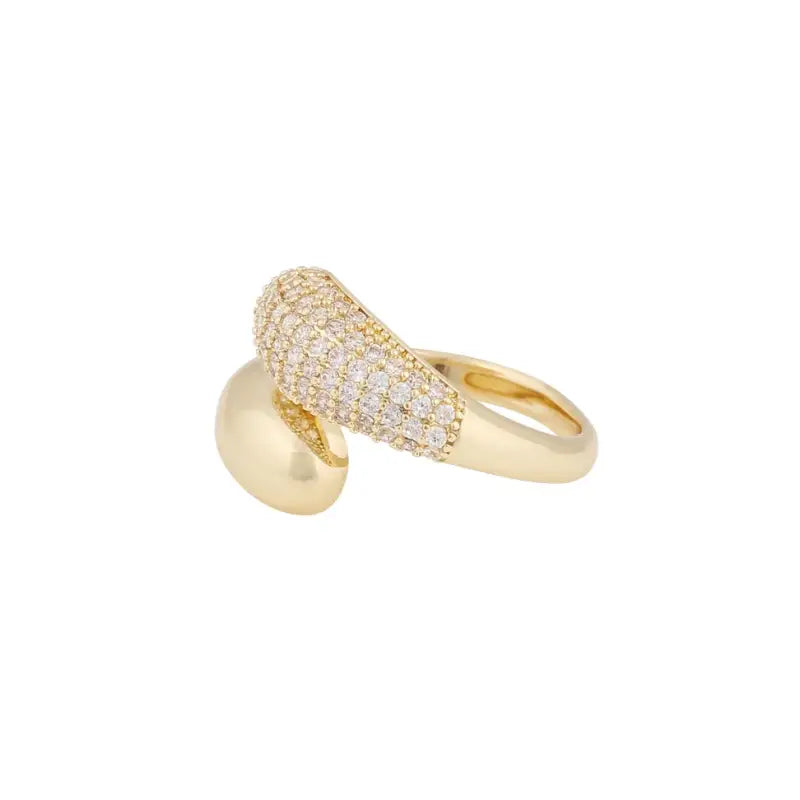 Snö Naomi ring gold/clear M - ringar