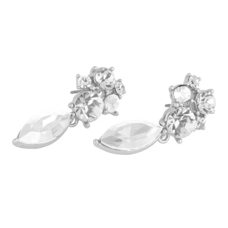 SNÖ Noctelle pendant ear s/clear - Örhängen