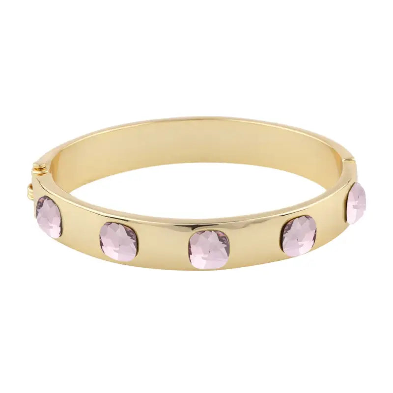 SNÖ Nocturne oval brace gold/purple - Armband