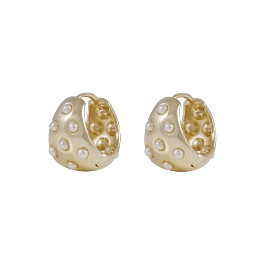 Snö Soap ear pearl gold - Örhänge