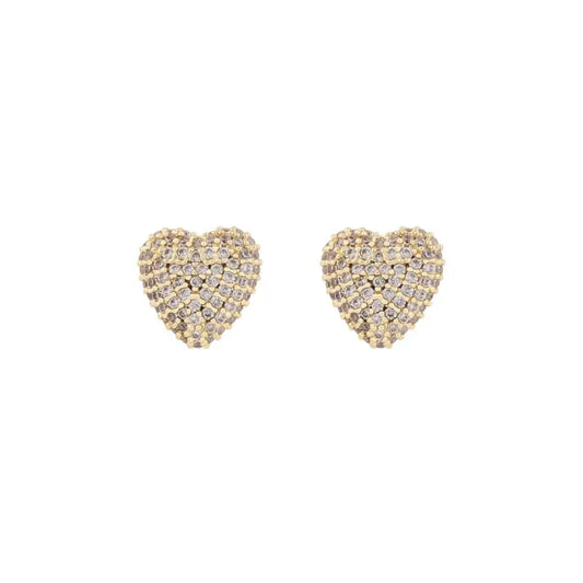 Snö Stina ear gold crystal - Örhänge