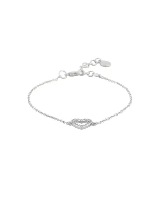 Snö Valentina chain brace s/ clear - Armband