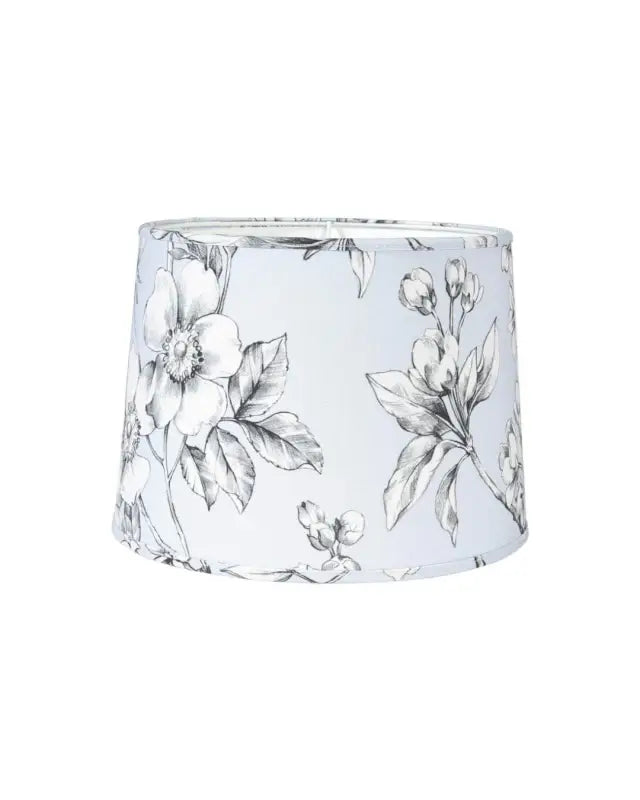Sofia Blossom blå 35 cm - Lampskärm