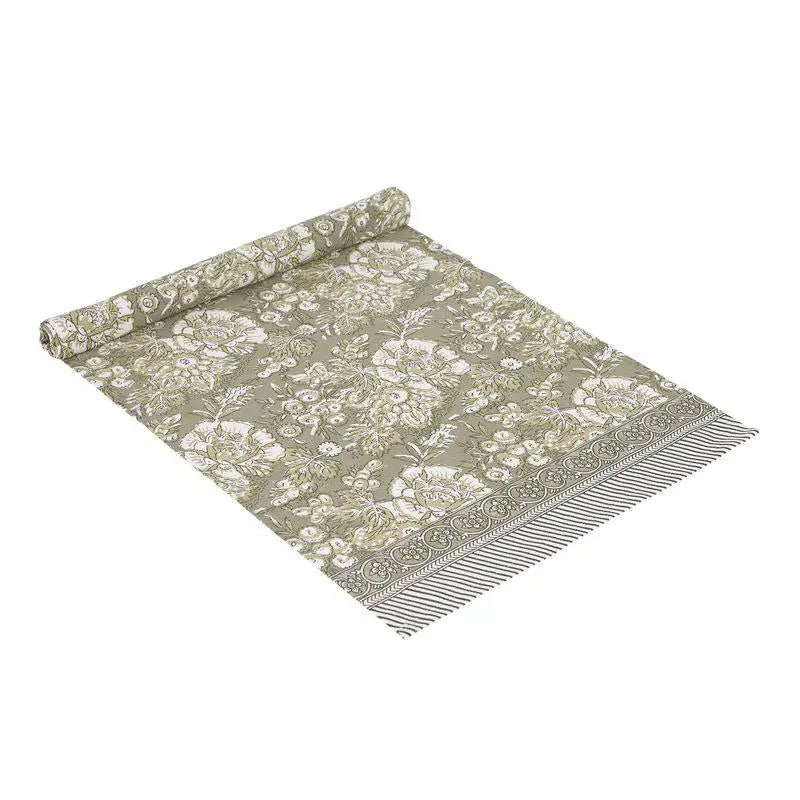 Sonia löpare ljusgrön 40x145 - Löpare