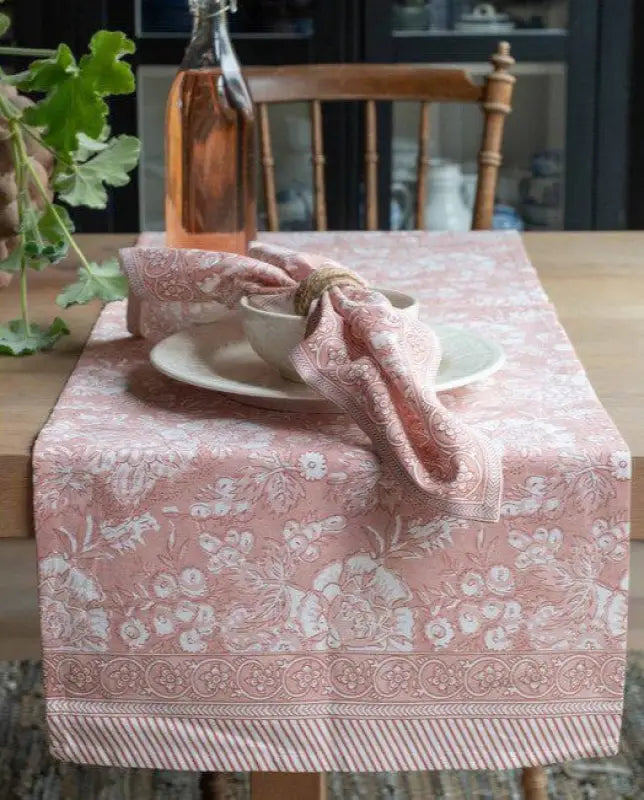 Sonia löpare rosa 40x145 - textil