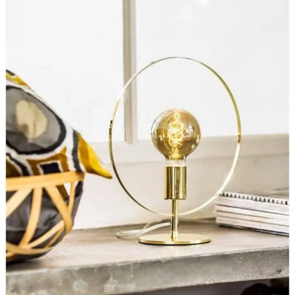 Spartan ringo mässing bord - Bordslampa