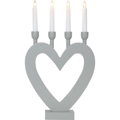 ST Dala ljusstake grå - Adventsljusstake