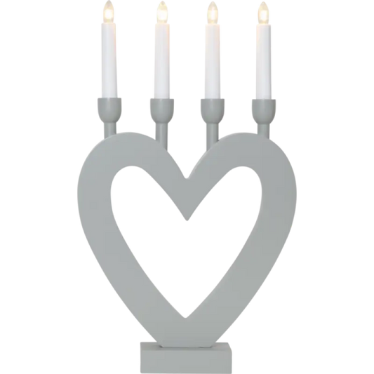 ST Dala ljusstake grå - Adventsljusstake