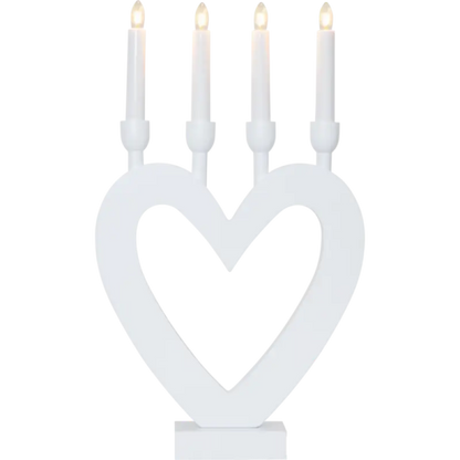 ST Dala ljusstake vit - Adventsljusstake