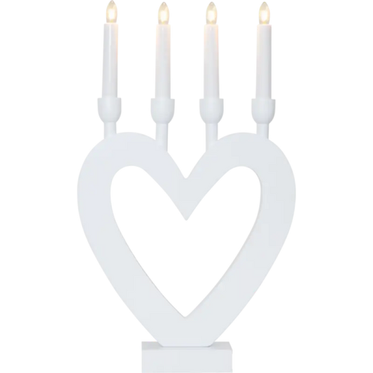 ST Dala ljusstake vit - Adventsljusstake