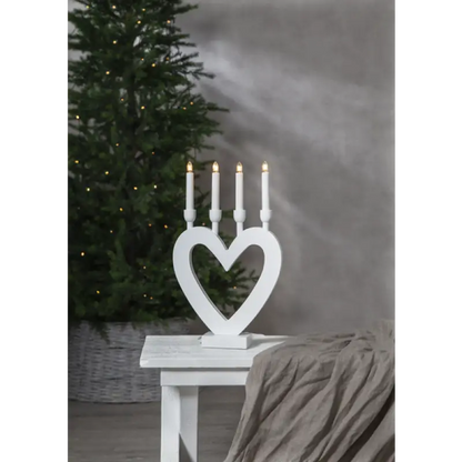 ST Dala ljusstake vit - Adventsljusstake