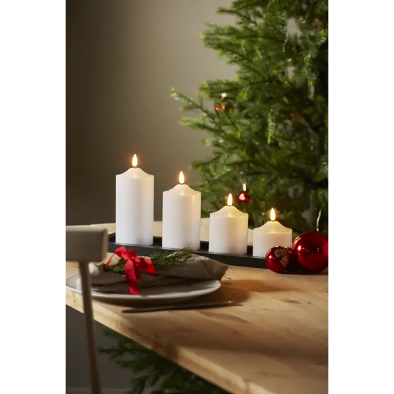 ST Flamme Wax LED 12 cm - LED ljus