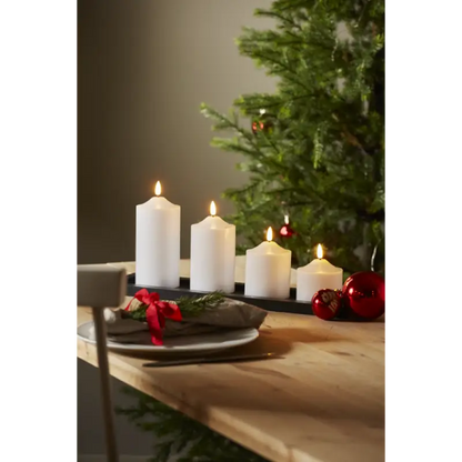 ST Flamme Wax LED 12 cm - LED ljus