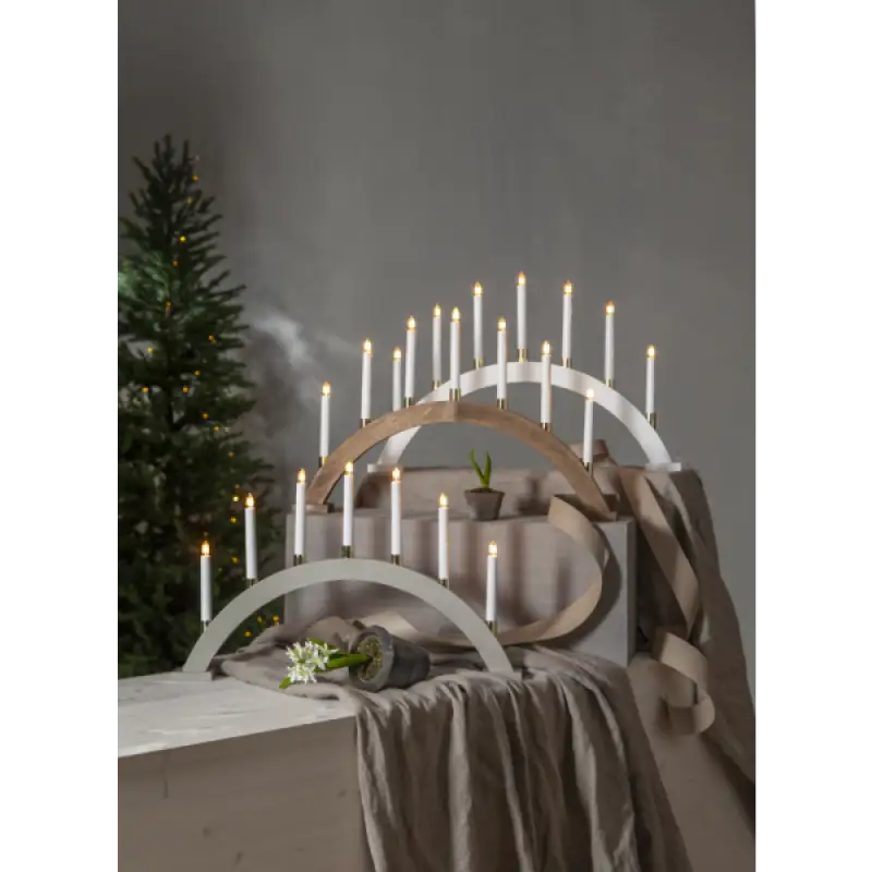 ST Gillian Ljusstake brun - adventsljusstake