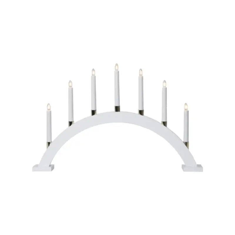 ST Gillian Ljusstake vit - Adventsljusstake