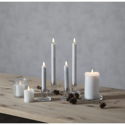 ST LED Antikljus 2-pack 25 cm vit - LED ljus