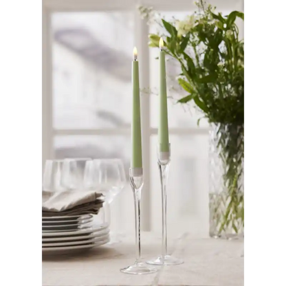 LED Antikljus 2-pack Flamme Grön - LED ljus